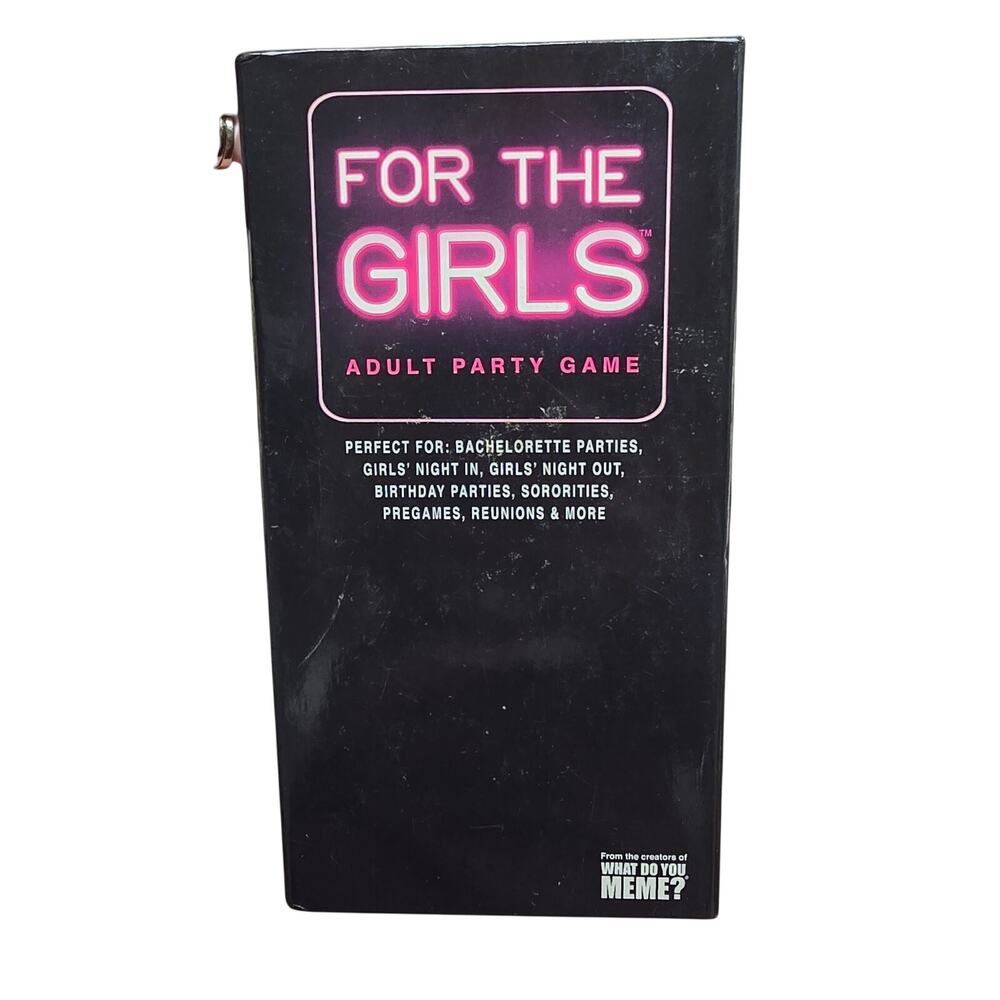 What Do You Meme? For The Girls Adult Party Game - Black & Pink